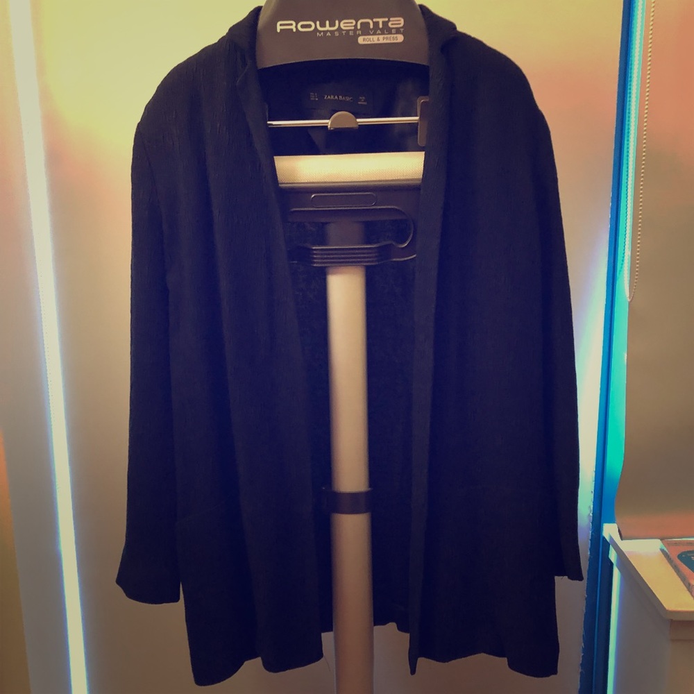 Zara Thin Black Blazer Size Small